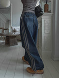 Tern line denim parachute pants