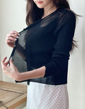 Luyou Basic Ribbed Round Sleeveless