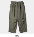 Poten Washing Balloon Pintuck Wide Pants