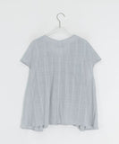 Loerin Shirred Cap Sleeve Blouse