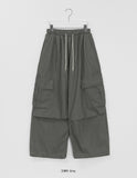 [Unisex] Cohind Banding Diagonal Cargo Wide Pants