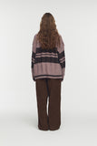 Cable Waffen V-Neck Knit