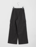 [unisex] Gels wool pintuck banding cargo pants