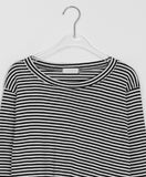 Jouni Striped Frill Long Sleeve Tee