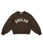 [AG.W] Applique Crop Sweat Shirt