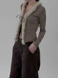 Mary Fur Cardigan
