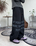 Freno Lettering Sweatpants