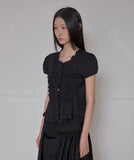 Saya Frill Puff Blouse