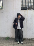 Choheed two-way stripe hood zip-up
