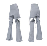 Detachable Strap Skirt Shorts