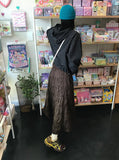 SUEDE WRINKLE LONG SK