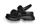 Lou Two Buckle Strap Whole Heel Sandal