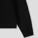 Bins Openwork Over Fit Cardigan