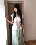 Aileen Frill Sleeveless Blouse