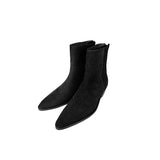 [Handmade] Rope suede boots