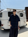 Cooling Check Half Shirt