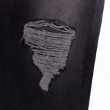 Pio Damaged Washed Denim Pants