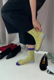 (SET) PUNCHING COLOR BLOCK SOCKS
