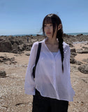 [A/M] Healing Basic Slim Fit Summer Shirt