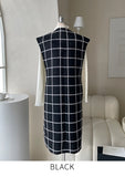 Neti Check Vest Tweed One Piece