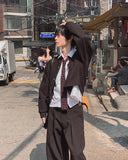 Novil Deep Pintuck Slacks