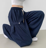 Folding Balloon Wide Banding Training Pants