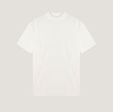 Week Diagonal Cut Half-Neck Short Sleeve Knit