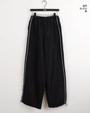 Evel Side Line Wide Long Two-Way Jogger Pants
