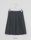 Bonfave Pleats Banding Midi Skirt