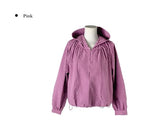 Luckwu Check Zip-Up Anorak Hood Windbreaker