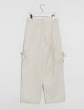 Lakki Bijo Ribbon Cotton Cargo Pants