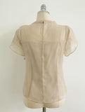 Hain Tie Color Matching Tulip Blouse