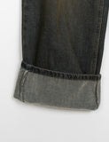 Takiru vintage washed brushed denim pants