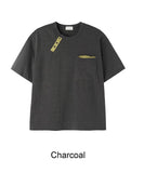 Tez diagonal Henley neck t-shirt