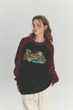 SNACK CAT Raglan Sweatshirt