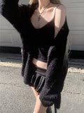 Gania Mohair Loose-Fit Cardigan
