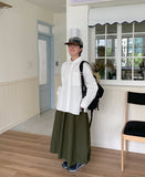 [BAONHAUS] Hennab Cotton Over Long Sleeve Shirt