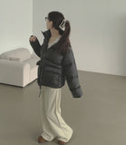 High-Neck Big Pocket High Quality Loose Couple Thick Padding