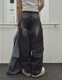 Mount multi cargo denim pants