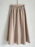 Beluti Brushed Banding Flare Skirt