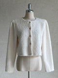 Demit Dumble Fluffy Crop Cardigan Jacket