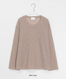 [unisex] Pima Net Basic Over Knit