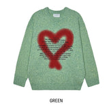 Kuro spray heart wool knitwear