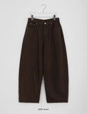 Bevron Cotton Balloon Wide Pants