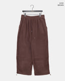 Anyin String Overfit Fleece Pants
