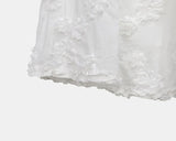 Laken Flower Embroidered Midi Skirt