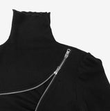 Serie Zipper Turtleneck Knit
