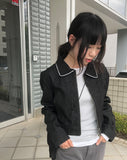 Noen Side Cut Wide Cotton Pants