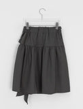 Loen Tie Midi Skirt