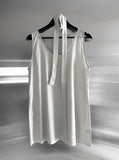 Airy Soft Scarf Sleeveless One Piece